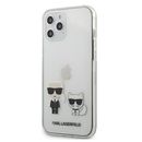 Karl Lagerfeld Husa Karl &amp; Choupette iPhone 12 Pro Max Transparent