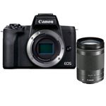 Canon EOS M50 II Aparat Foto Mirrorless 24.1MP Kit cu Obiectiv EF-M 18-150mm f/3.5-6.3 IS STM Negru