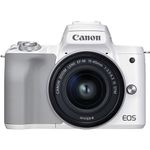 Canon EOS M50 II Aparat Foto Mirrorless 24.1MP Kit cu Obiectiv EF-M 15-45mm F/3.5-6.3 IS STM Alb