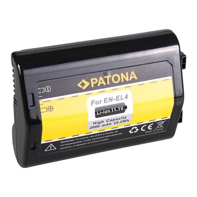 Patona Acumulator Replace Li-Ion pentru Nikon  EN-EL4/EN-EL4a 2000mAh 11.1V