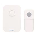 Orno Fado DC OR-DB-KF-134 Sonerie Wireless IP44 100 m 36 Tonuri Alb