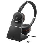 JabraEvolve75MSCastiStereocuStandIncarcaresiLink370AdaptorUSB