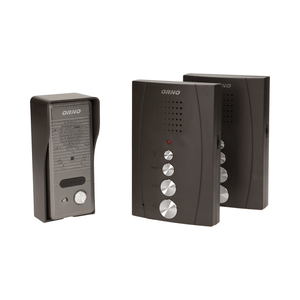 Orno Eluvio Intercom OR-DOM-RE-920/B Interfon Ultra-Slim Control Automat al Portilor Negru