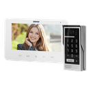 Orno Scuti OR-VID-VP-1073/W Videointerfon Monitor Ultra-Plat LCD 7" Control Automat al Portilor 16 Sonerii Functie Intercom Alb/Gri