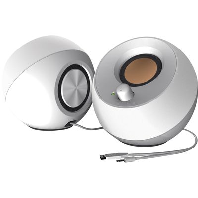 Creative Pebble Boxe Desktop USB 2.0 Alb