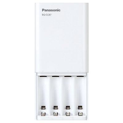 Panasonic Eneloop Incarcator cu LED si USB pentru Acumulatori Eneloop Tip R6/AA si Tip R3/AAA