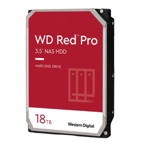 Western Digital Red Pro HDD Intern 18TB 3.5" SATA III 6Gb/s 512MB Cache Bulk