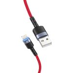 Tellur-Cablu-de-Date-Lightning-cu-LED-3A-Nailon-1.2m-Rosu--3-