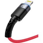 Tellur-Cablu-de-Date-Lightning-cu-LED-3A-Nailon-1.2m-Rosu--4-
