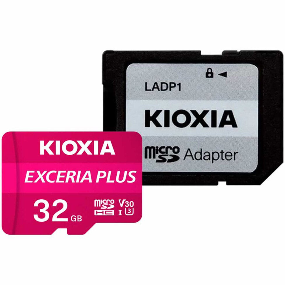 Kioxia Exceria Plus (M303) Card MicroSD 32GB UHS-I U3 + Adaptor