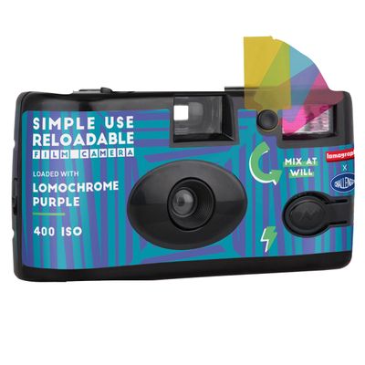Lomography LomoChrome Aparat Foto pe Film ISO 100-400 27 Expuneri Purple Challenger Edition