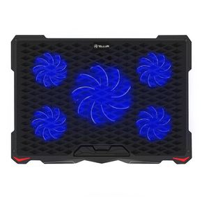 Tellur Basic Cooling Pad 17" 5 Ventilatoare LED 2xUSB Negru