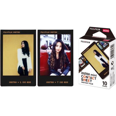Fujifilm Instax Mini Film Contact Sheet 1x10
