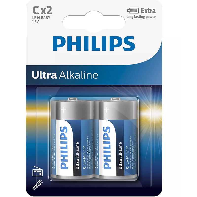 Philips-Ultra-Alkaline-Set-2-Baterii-tip-C-1.5V.2