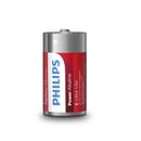 Philips Power Alkaline Set 2 Baterii C/LR14
