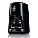 MPM MKW-04 Cafetiera 900W 0.6 Litri Rasnita Cafea Incorporata 2 Trepte de Macinare Mentinere Temperatura Negru