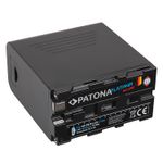 PatonaPlatiniumAcumulatorcuLCDsiincarcareUSBpentruSonytipNPF970F960F95010050mAh
