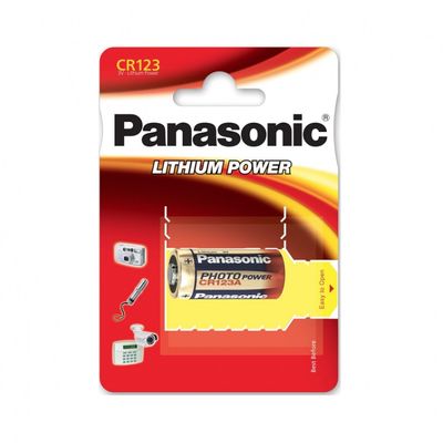 Panasonic Baterie CR123A Li-Ion 3V