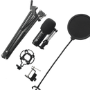 Mirfak TU1 Kit Microfon Podcast cu Brat Shockmount Popfiltru