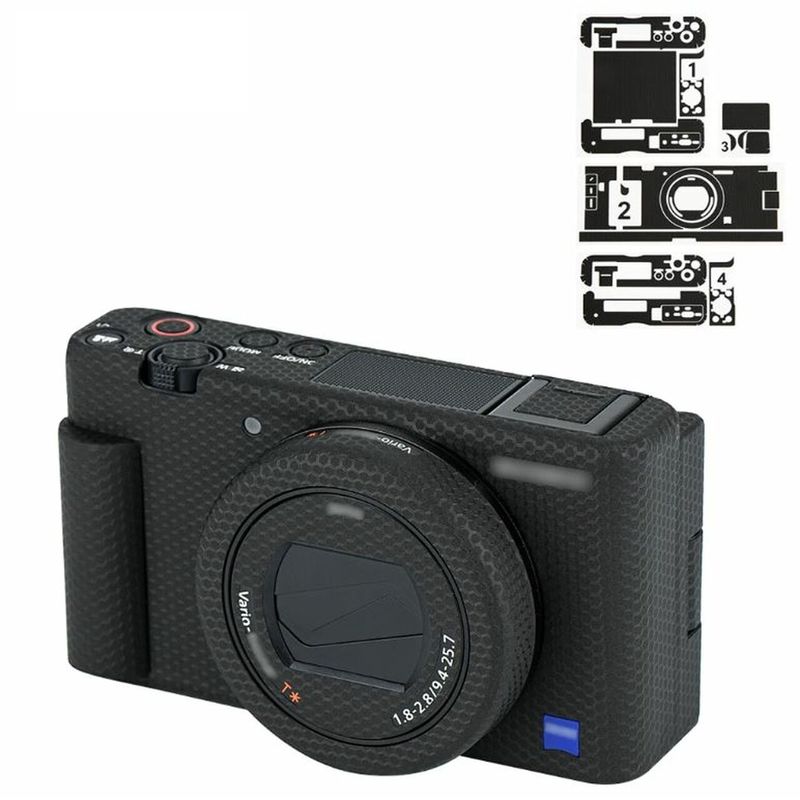 JJC-KS-ZV1CF-Skin-Protector-Anti-Zgariere-pentru-Sony-ZV-1-Carbon-Fiber-Black