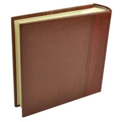 Procart Album Foto cu Decor cu Insertie Broderie 100 Fotografii 10x15 Maro Inchis