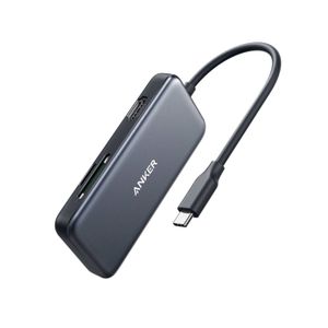 Anker Premium Hub 5-in-1 USB-C Cititor de Carduri SD/MicroSD 2xUSB-A