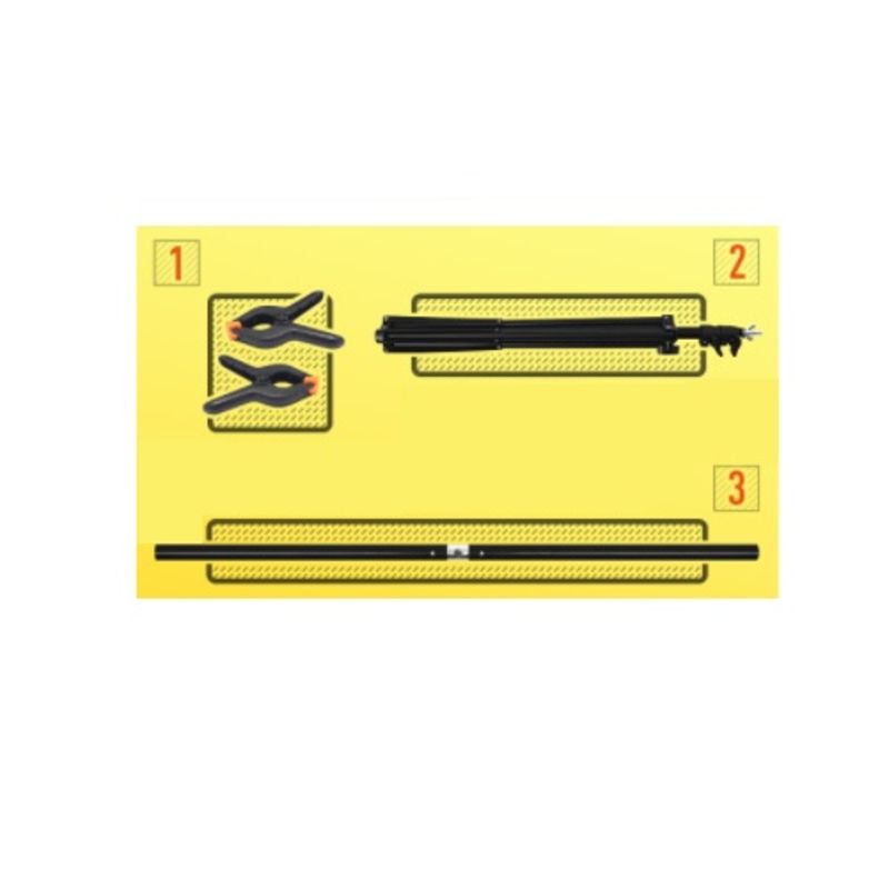 Fancier PVC Backdrop Stand BJJ-5 2m/80cm - F64.ro - F64.ro