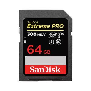 SanDisk Extreme PRO Card de Memorie 64GB SDXC 300MB/s UHS-II Class 10