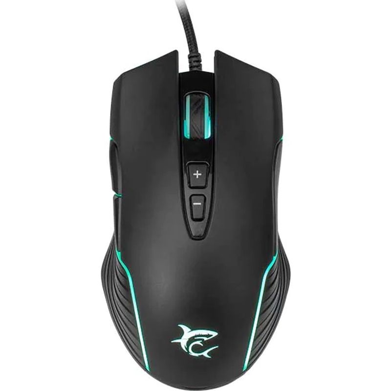 White-Shark-GM-5003-AZARAH-Mouse-Gaming-6.400-dpi-Negru