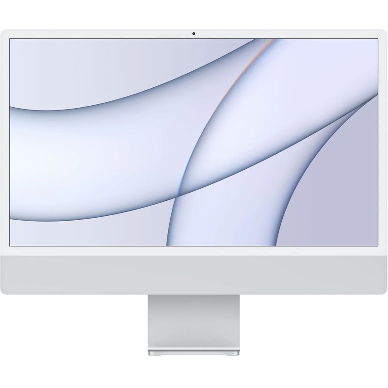 Apple-iMac-Sistem-PC-All-in-One-24---M1-8GB-512GB-SSD-8‑core-CPU-8-core-GPU-Silver