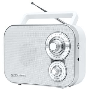 MUSE M-051 RW Radio Portabil Alb