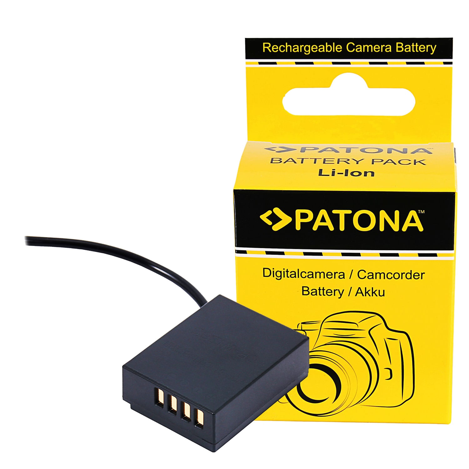 Patona Adaptor Baterie de Intrare D-TAP pentru Fuji X-T3 VPB-XT3 NP-W126S