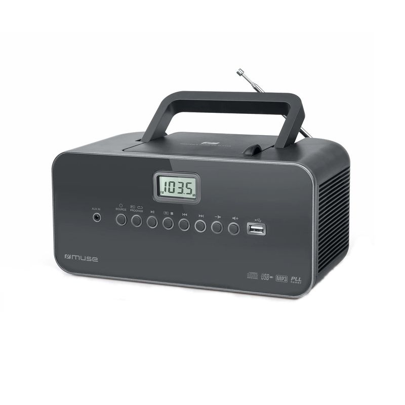 Muse-M-28-DG-Radio-Portabil-CDMP3-Player-cu-USB-Gri