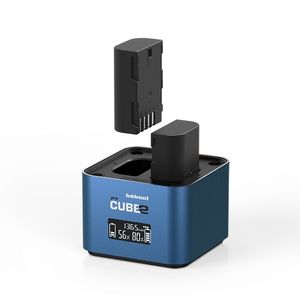 Hahnel Pro Cube2 Incarcator dublu pentru Panasonic