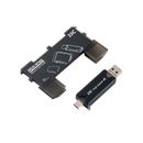 JJC Cutie pentru Carduri de Memorie Micro SD 7 Compartimente Negru