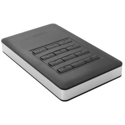 Verbatim Secure Portable HDD Extern 2TB USB 3.1, negru