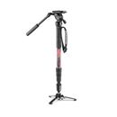 Manfrotto Element MII  Kit Monopied Video Fluid si Cap cu Maner