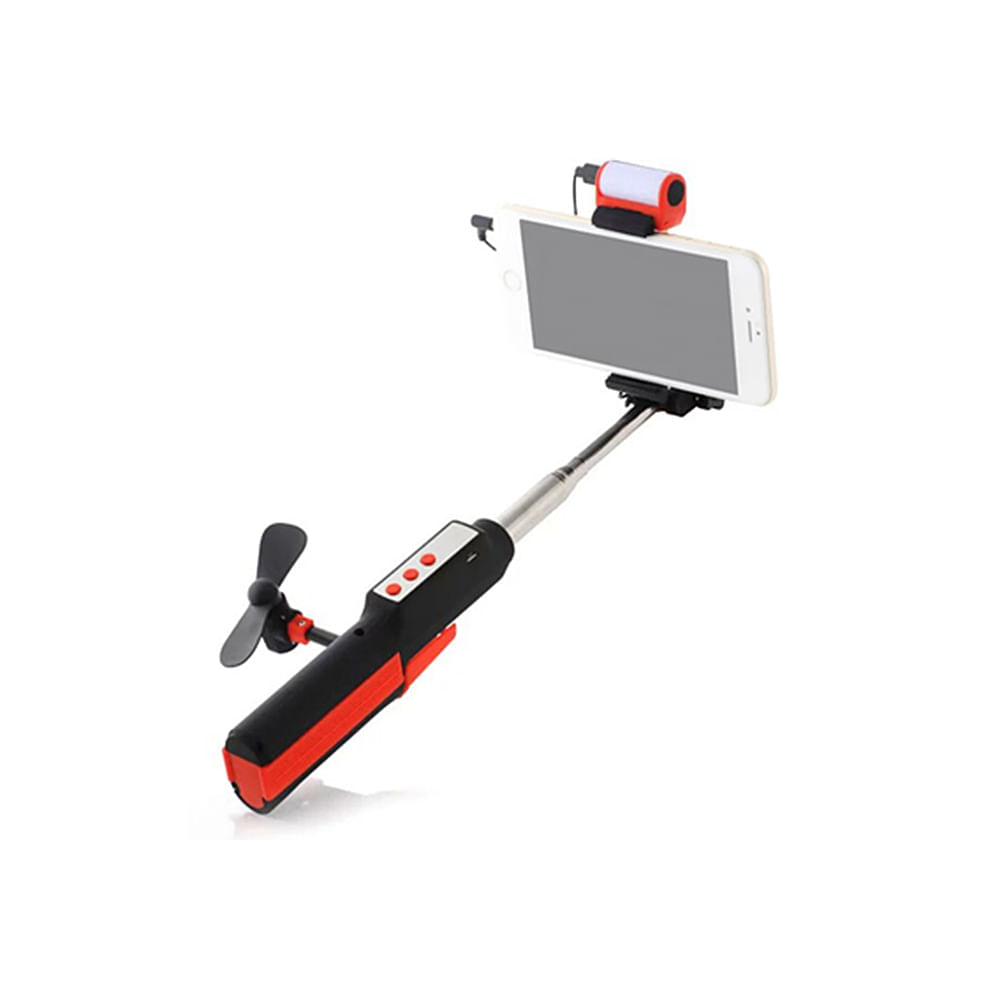 Kathay Resigilat: Kathay Selfie Stick  4in 1 cu Ventilator si Lampa LED - RS125043393-1