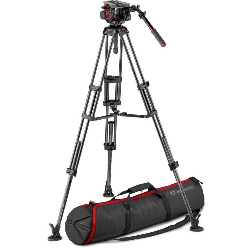 Manfrotto-MVK504-Kit-Trepied-Video-Carbon-Mid-spreader