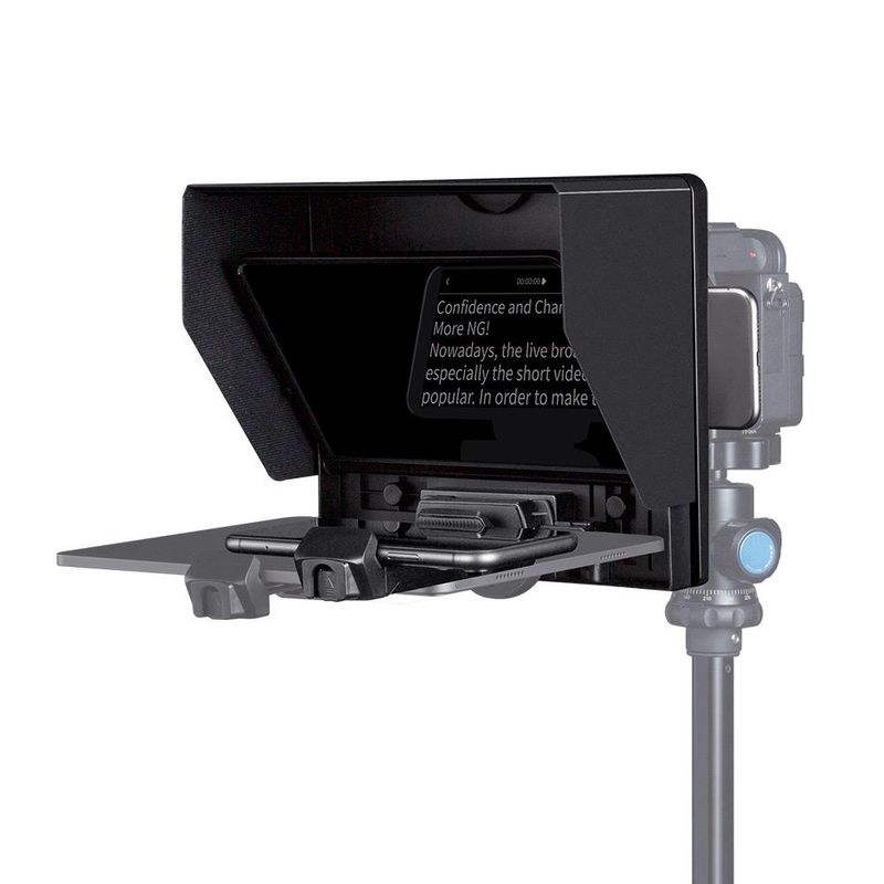 Feelworld-TP10-Teleprompter-Pliabil-pentru-Smartphone-Tableta-DSLR