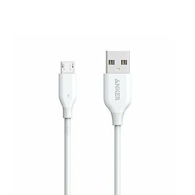 Anker PowerLine Cablu Micro USB  1 Metru Alb