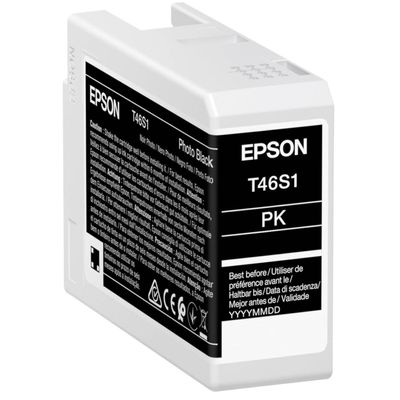 Epson T46S1 UltraChrome Pro 10 Photo Black Cartus Cerneala 25ml pentru SureColor SC-P700
