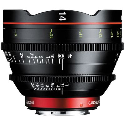 Canon CN-E 14mm T3.1 L F Obiectiv Cinematic Montura EF