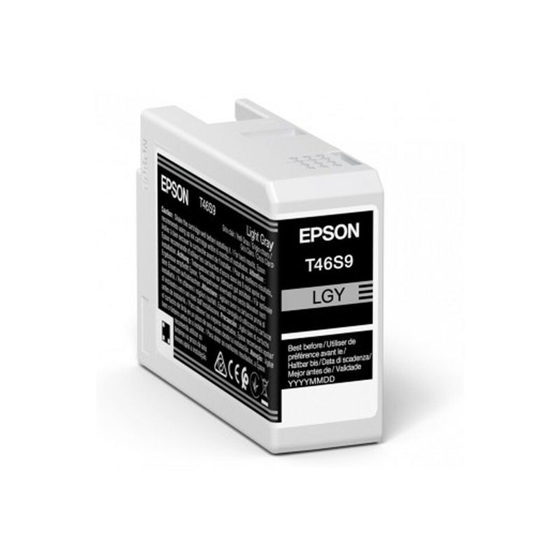 Epson-T46S9-UltraChrome-Pro-10-Light-Gray-Cartus-Cerneala-25ml-pentru-SureColor-SC-P700