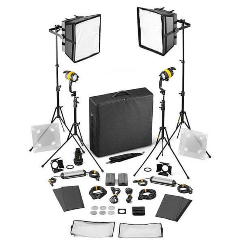 Dedolight-SLED2x2-BI-B-Kit-Iluminare-4-lumini-LED-Bicolor