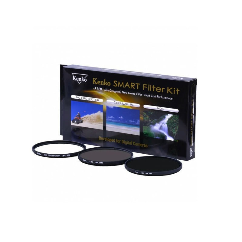KenkoSmartKit3FiltreProtectorCPLND855mm