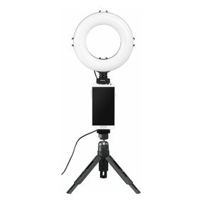 Hama SpotLight Work Area 4644 - Lampa LED Circulara 17cm cu Trepied si Telecomanda Bluetooth