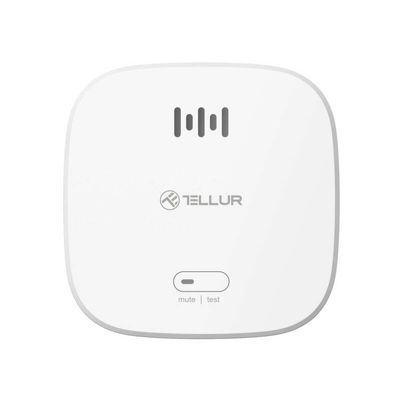 Tellur Smart Senzor de Fum WiFi CR123A, Alb