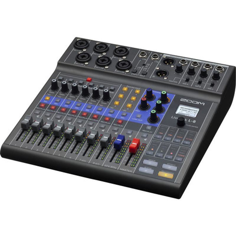 ZoomLiveTrakL8MixerDigitalPortabilcu8CanalesiRecorderMultitrack3