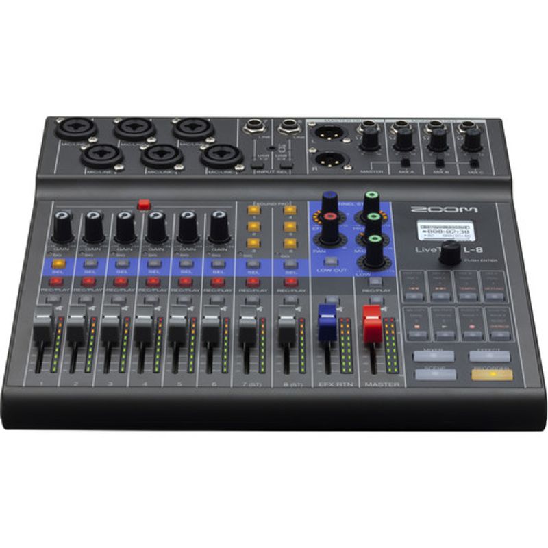 ZoomLiveTrakL8MixerDigitalPortabilcu8CanalesiRecorderMultitrack5